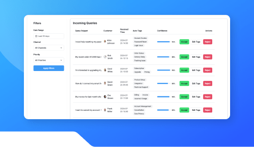 Customer Query Tagging Assistant