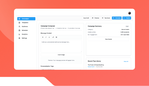 Diet & Wellness Tip Messenger