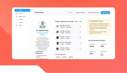 Doctor Profile Display Widget