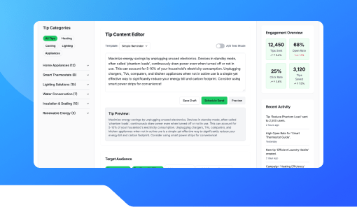 Energy Conservation Tip Messenger