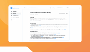 Faculty Meeting Summary Tool (1)