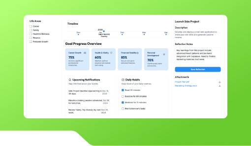 Life Milestone Tracker (Goals & Events)