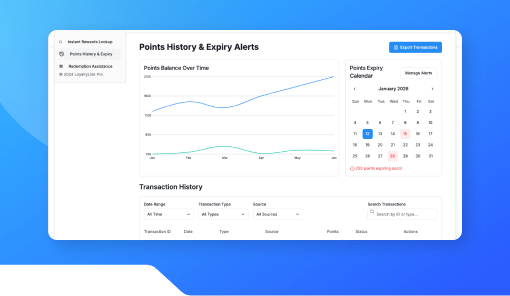 Loyalty Points Balance Checker (Retail / Hospitality)