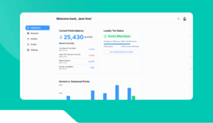 Loyalty Points Tracker Dashboard.