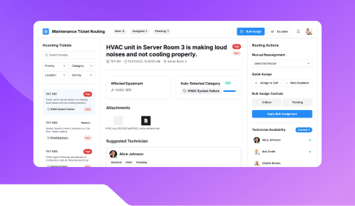 Maintenance Ticket Routing Bot.
