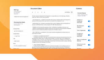 NDA Template Generator