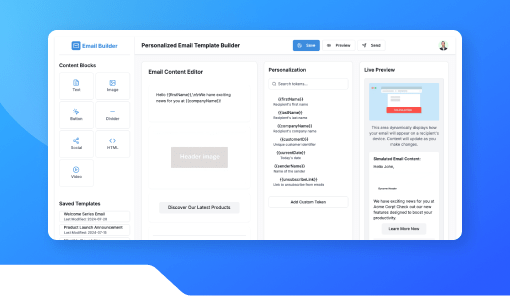 Personalized Email Template Builder