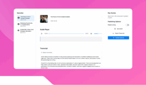 Podcast Transcript Publisher
