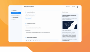 Policy Change Announcement Mailer.