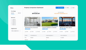 Property Comparison Dashboard.