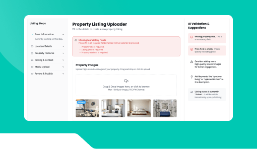 Property Listing Uploader Bot.
