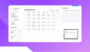 Purchase Order Status Dashboard. (1)