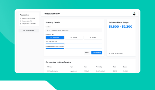 Rent Estimator Calculator.