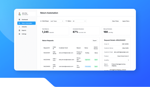 Return Request Automation Bot