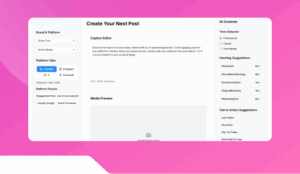 Social Post Generator for Brands