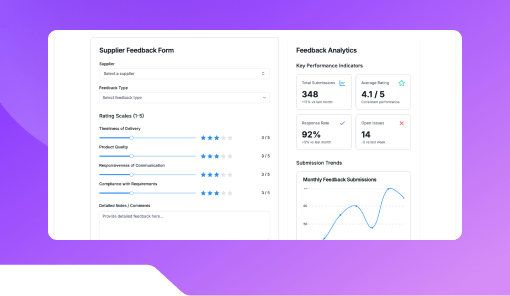 Supplier Feedback Collector.