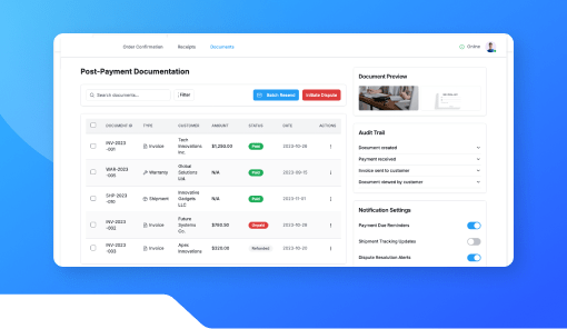 Order Confirmation & Invoice Sharing Bot (Retail / Restaurants)