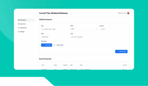 Travel Expense Splitter Tool.