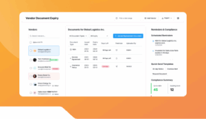 Vendor Document Expiry Notifier.