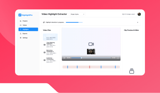 Video Highlight Extractor