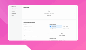 Video Upload Scheduler