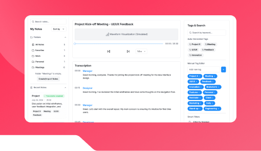 Voice Note Organizer