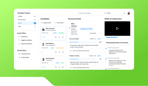 Interview Scorecard Recorder